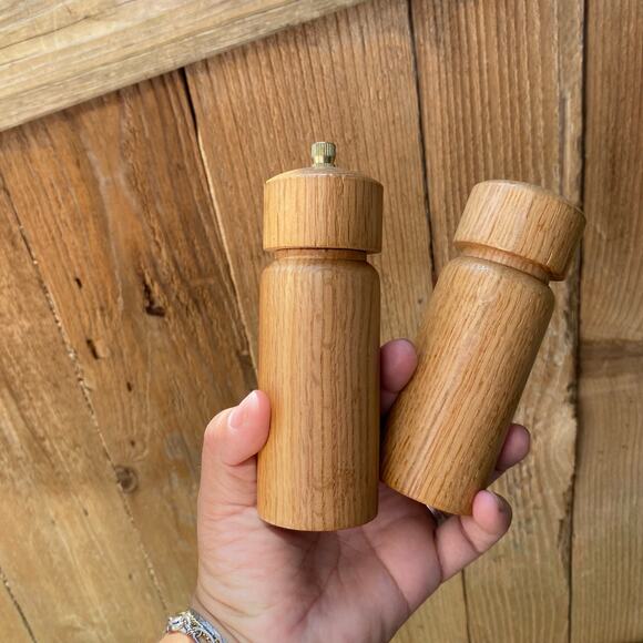 other Other - Vintage Wooden Salt & Pepper